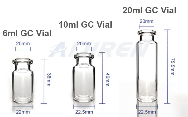 20MM Crimp Top Headspace Vials in 6ml,10ml,20ml