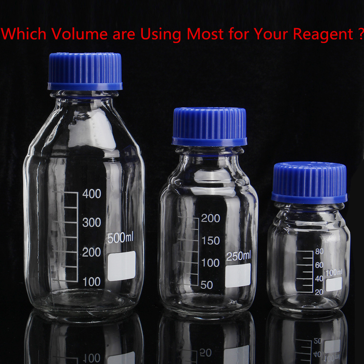 different types of reagent bottles