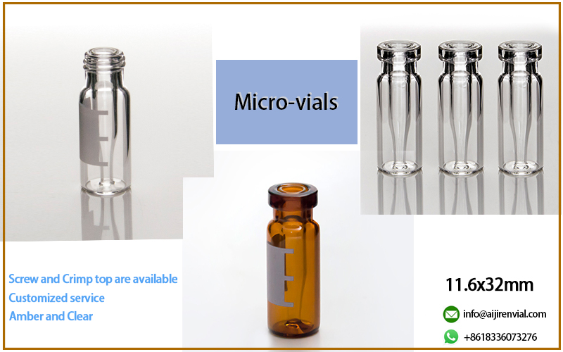 Micro-vial for chromatography system