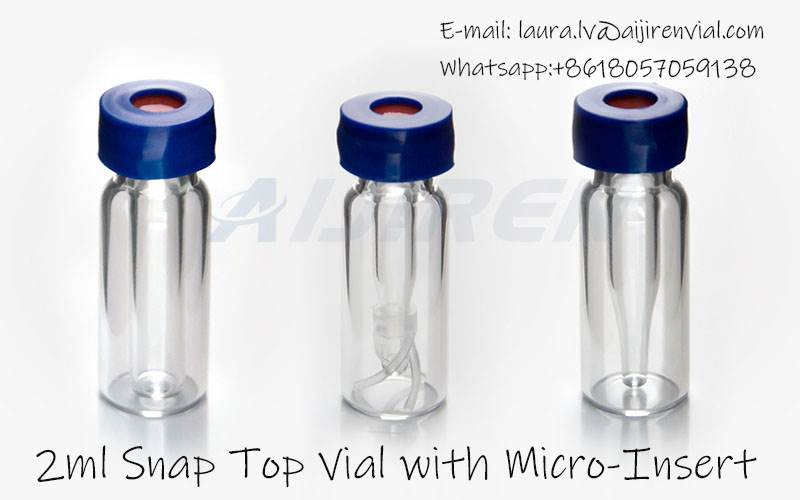 Snap Top Chromatography Vials in Stock