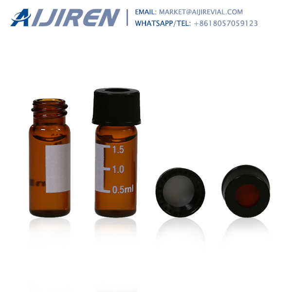 Certified 2ml 10mm chromatography amber vials for sale