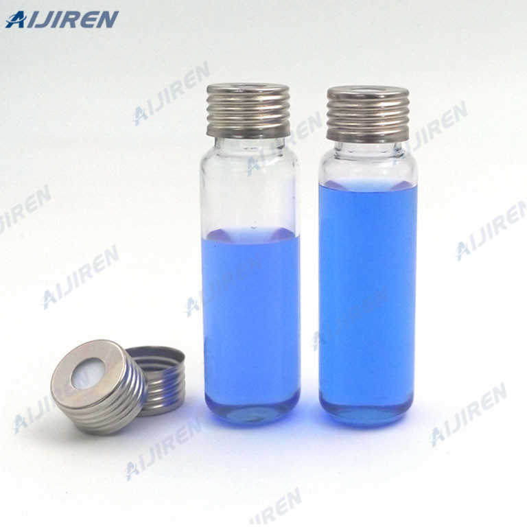 20ml clear gc vials with aluminum cap for sale