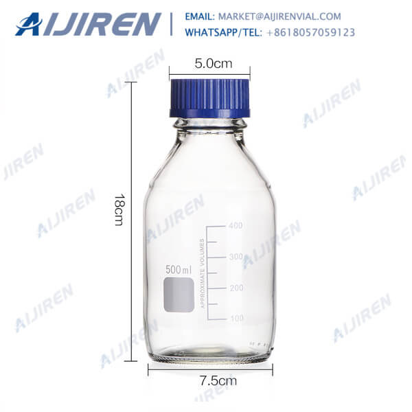 45mm screw thread size reagent bottle 500ml for sale