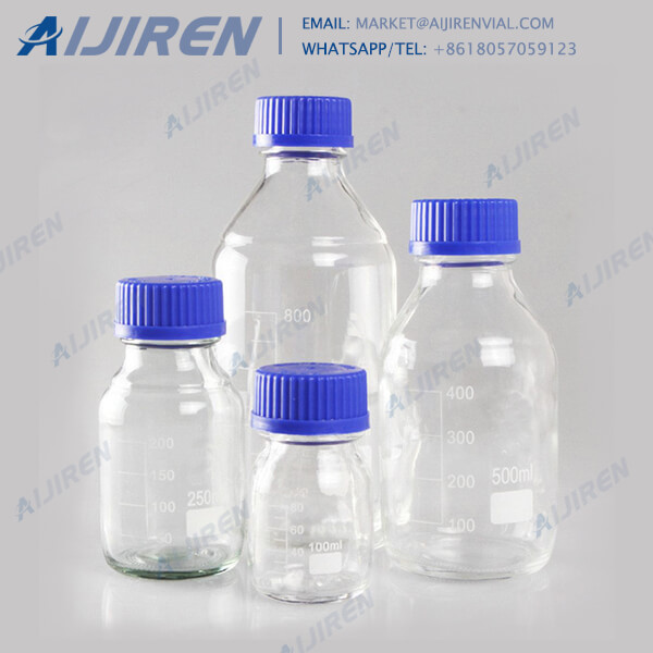 500ml media bottle with GL45 blue cap supplier