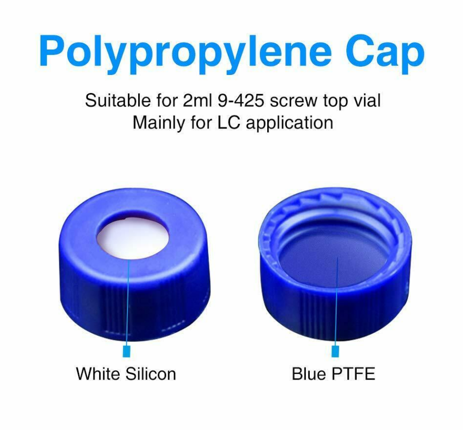 pp caps for 2ml 9-425 screw top vials