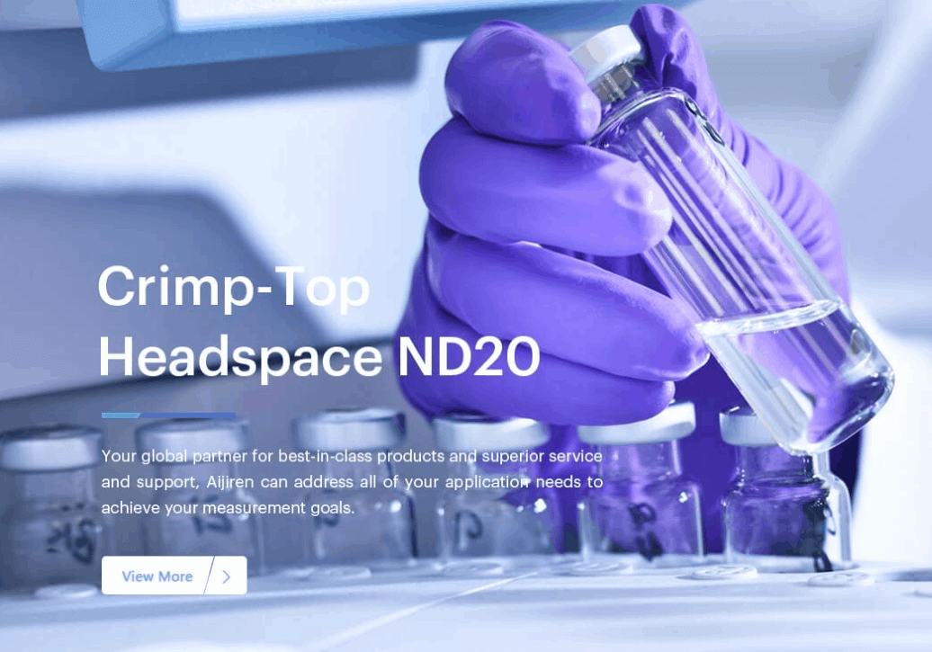 18mm crimp top headspace vials supplier