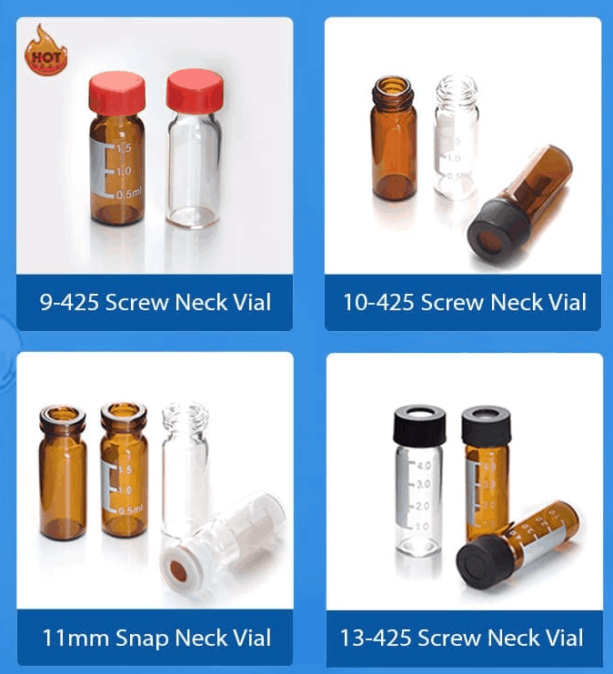2ml hplc vials and 4ml washing  vials supplier