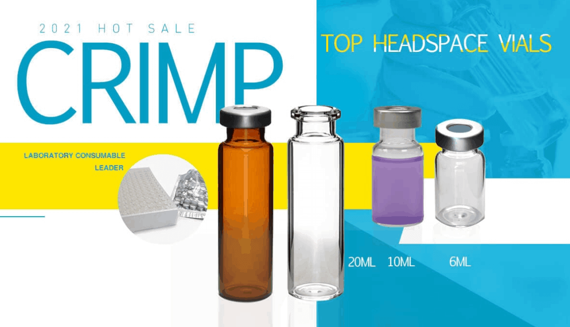 6ml 10ml 20ml crimp top headspace vials supplier