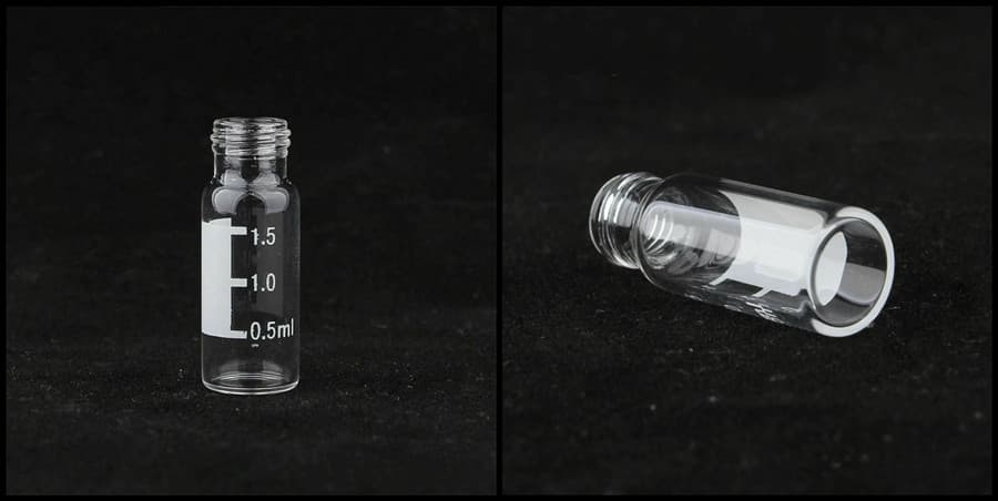 2ml clear hplc autosampler screw vials