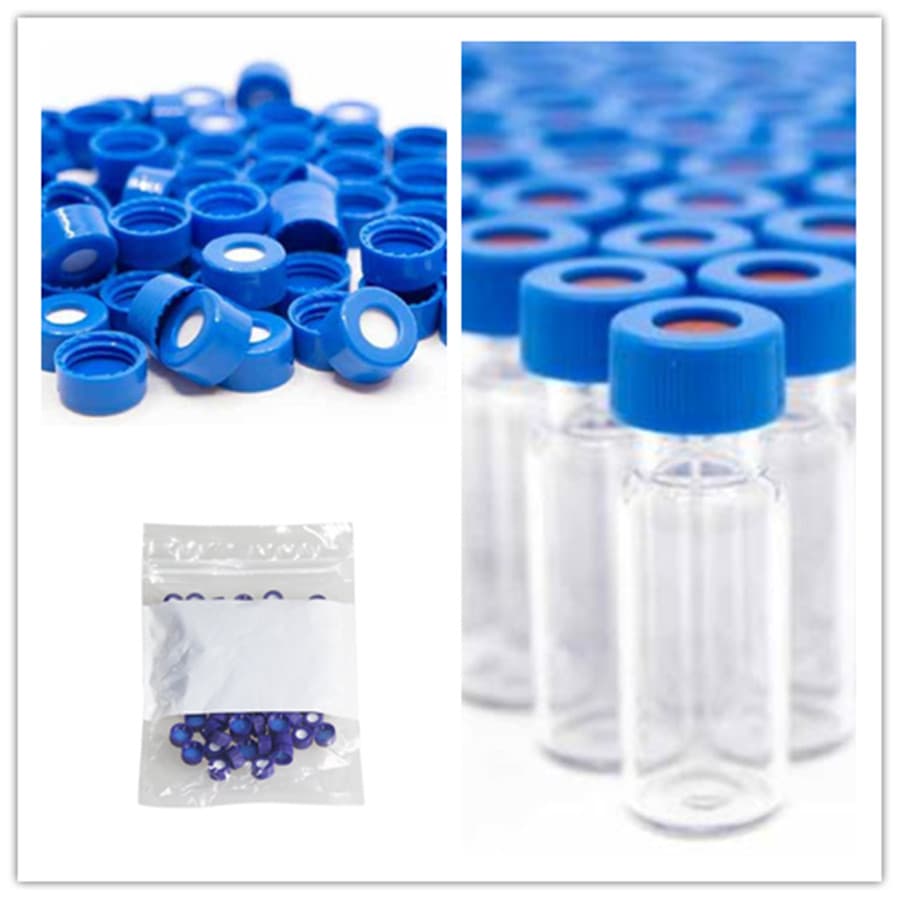 2ml screw chromatography vials with blue screw caps supplier