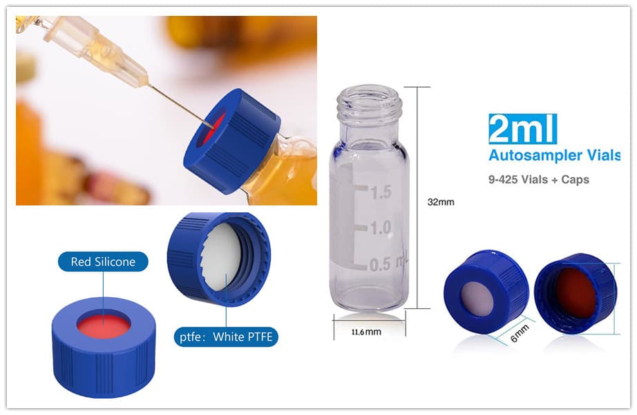 2ml autosampler vialChina 2ml screw hplc vial supplier