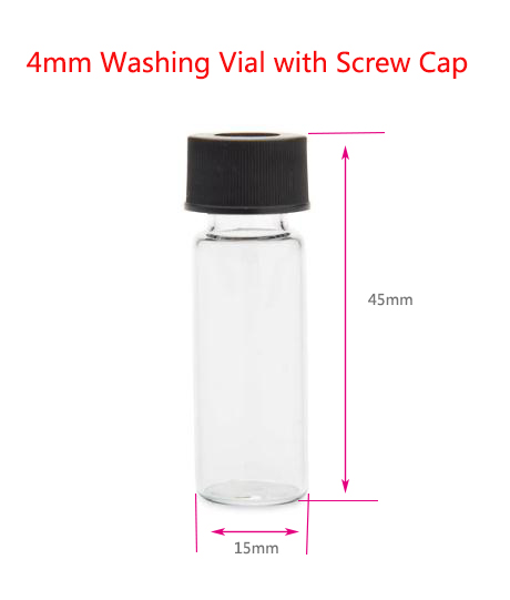 2ml autosampler vial4ml 13mm washing thread vials