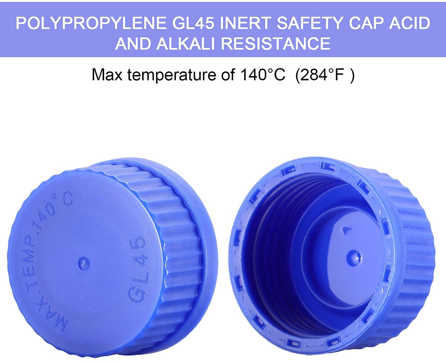 poplypropylene gl45 caps for gl45 reagent bottle