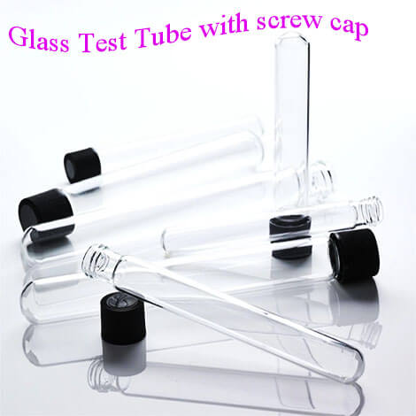 Glass Test Tube with Screw Cap 13mm & 16mm