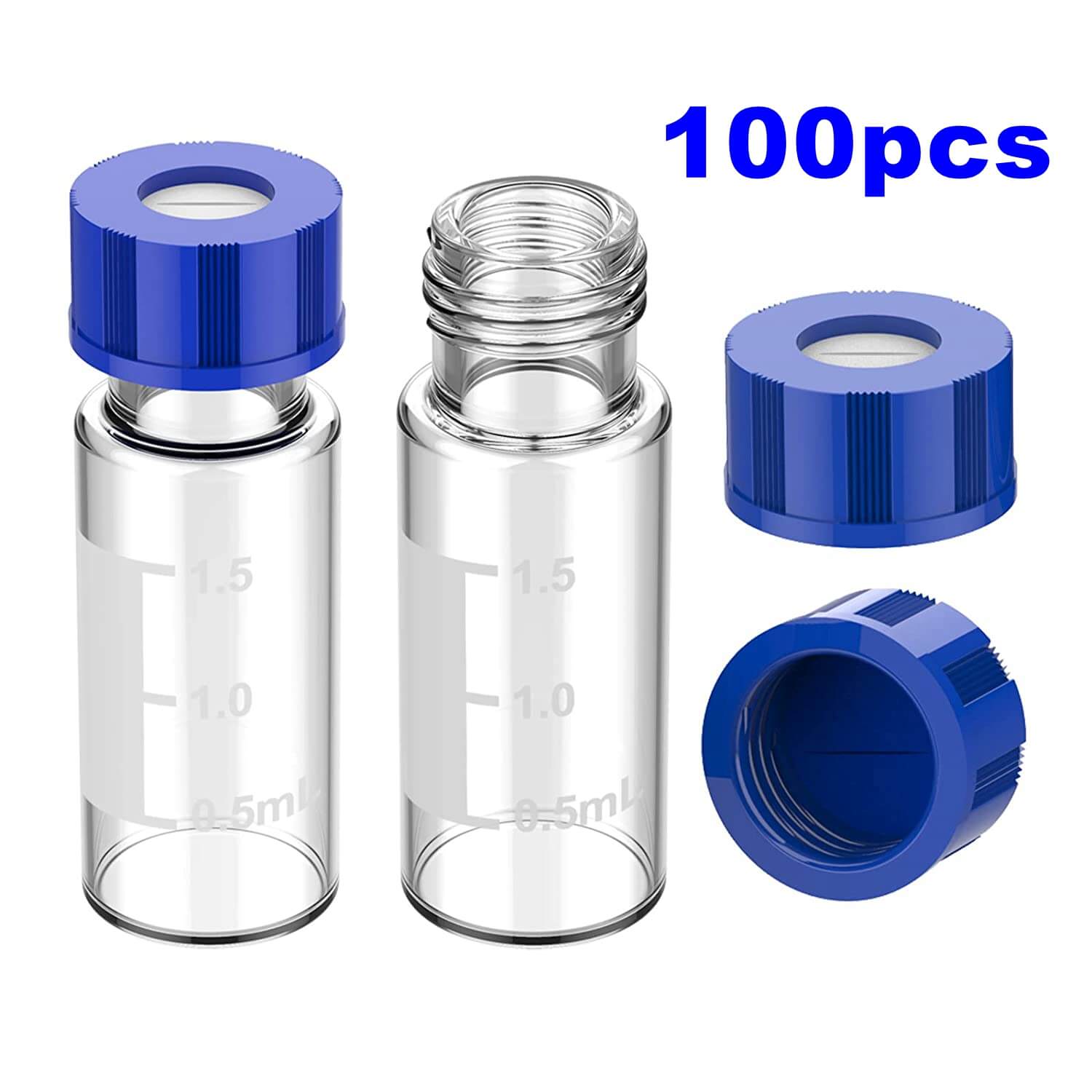 9-425 2ml clear screw vials