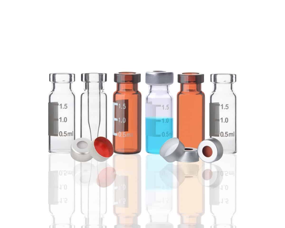 Glass Crimp Vial with Fused Insert