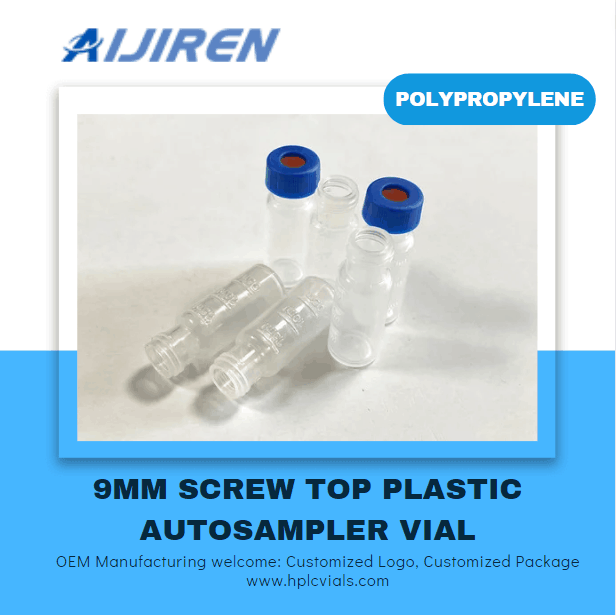 9mm Screw Top Plastic Autosampler Vial 2ml