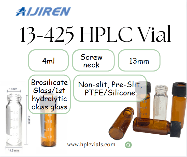 4ml HPLC vials Screw Thread for autosampler 13-425