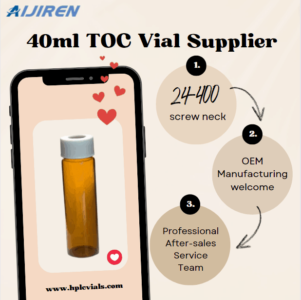 40ml TOC Screw Sample Storage Vial Supplier