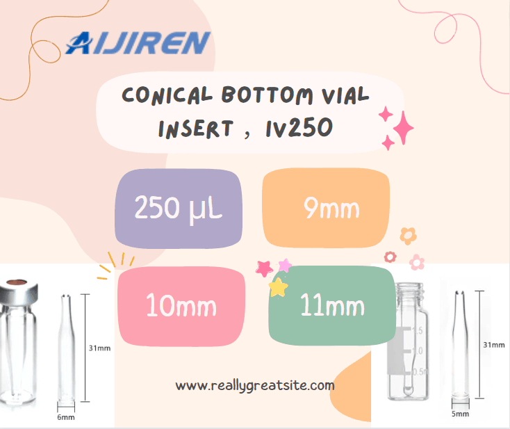 Wholesale 250μL Conical Bottom Vial Insert Supplier