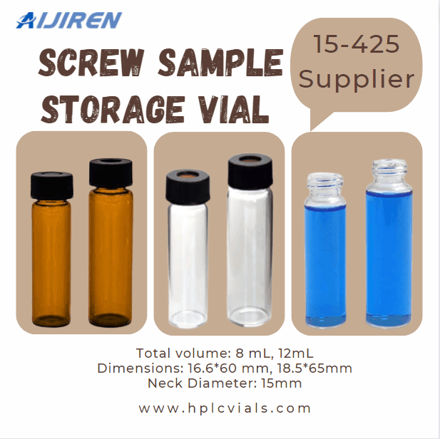 Wholesale 15-425 Screw Sample Storage Vial Supplier