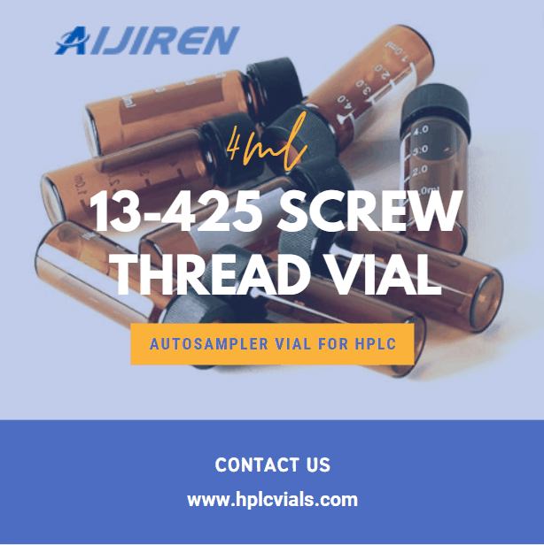 China Top Seller 4ml 13-425 Screw Thread Vial