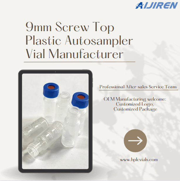 China 2ml 9mm Screw Neck Plastic Autosampler Vial Manufacturer