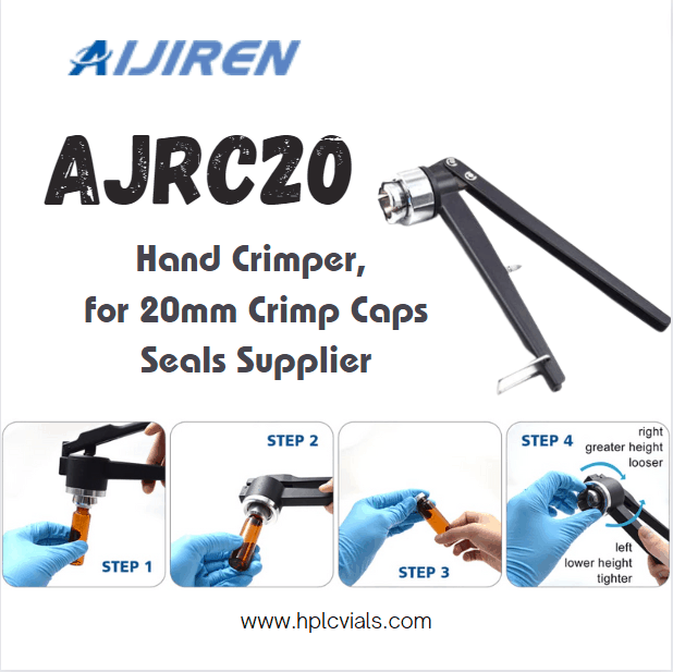 AJRC20 Hand Crimper, for 20mm Crimp Caps Seals Supplier