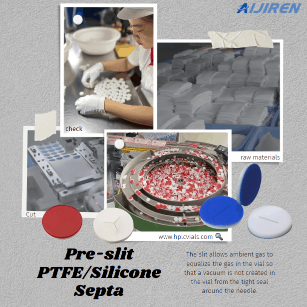 Hot Sell Factory Laboratory Wholesale Pre-slit PTFE/Silicone Septa Manufacturer