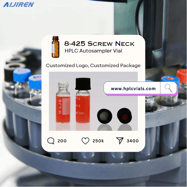 Wholesale Laboratory 8-425 2ml Screw Neck Glass HPLC Autosampler Vial