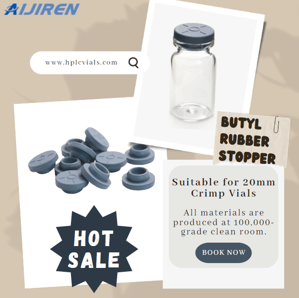 Hot sale Butyl Rubber Stopper for 20mm Crimp Vials Supplier