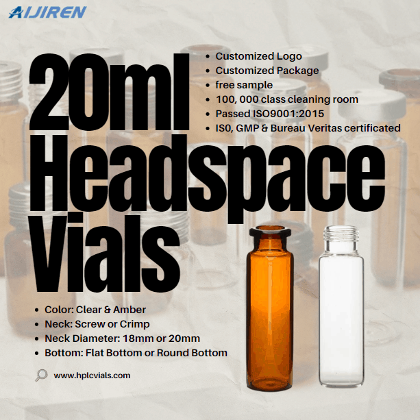 Wholesale 20ml Glass Headspace Vials for GC