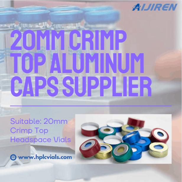 Wholesale 20mm Crimp Top Aluminum Caps with Septa Supplier