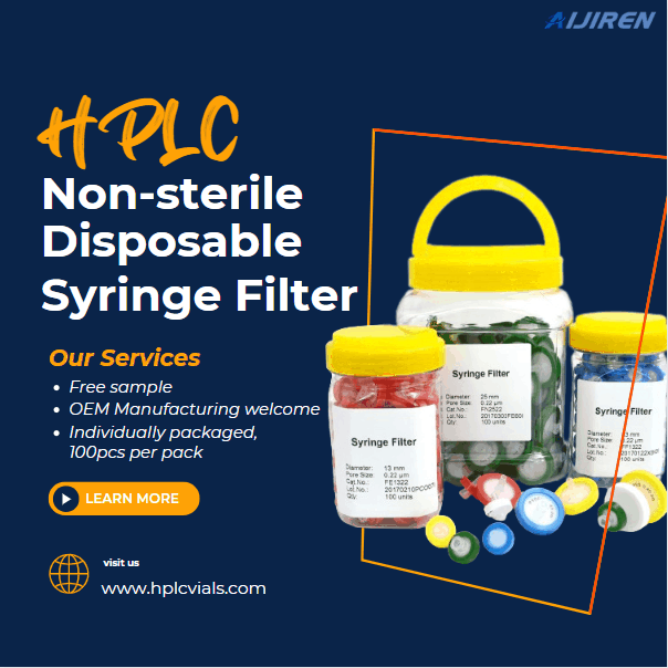 High Quality PP Non-sterile Disposable Syringe Filter for HPLC