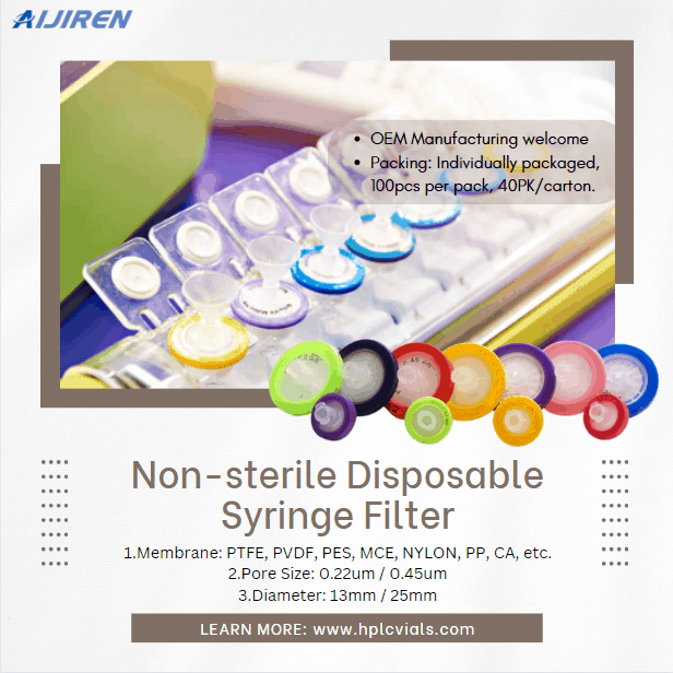 Factory Laboratory Non-sterile Disposable Syringe Filter for Sale