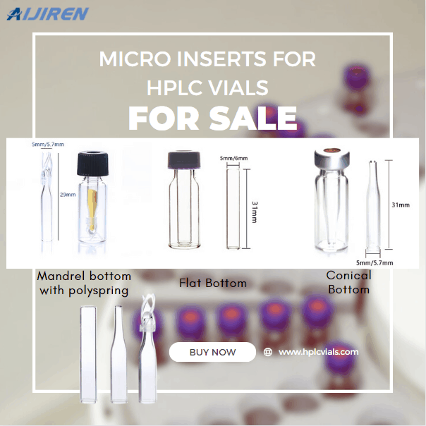 Wholesale High Quality Clear Glass Micro Inserts for Hplc Vials Manufacturer