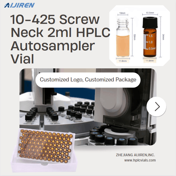 Wholesale 10mm Screw Neck 2ml HPLC Autosampler Vial