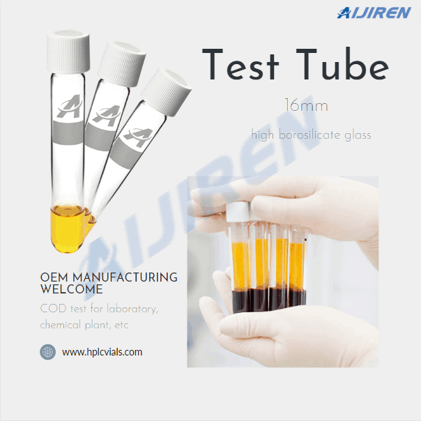 16mm High Borosilicate Glass COD Digestion Test Tube for laboratory