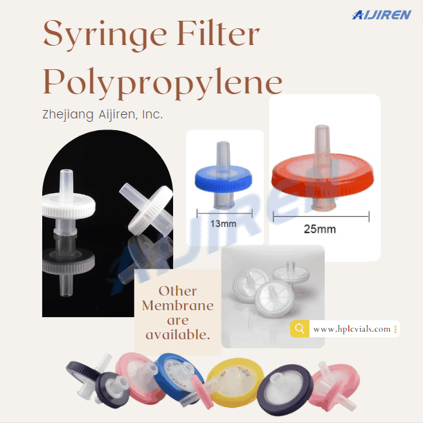 Wholesale Syringe Filter Polypropylene for HPLC