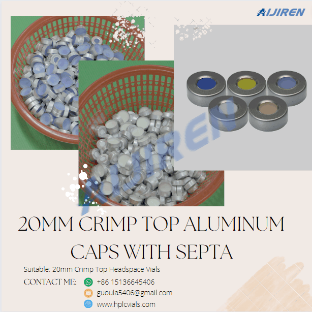 20mm Crimp Top Aluminum Caps with Septa Manufacturer