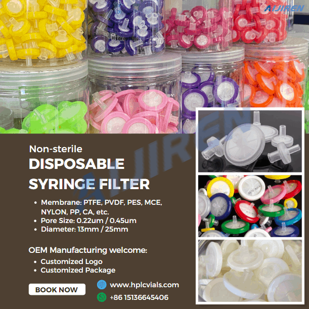Disposable HPLC Syringe Filter