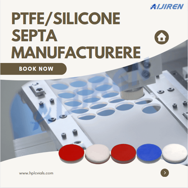 wholesale PTFE/Silicone Septa for HPLC autosampler vials