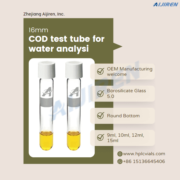 16mm COD Test Tube for Water Testing
