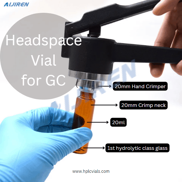 High Quality 20mm 20ml Crimp Headspace Vial with Crimper