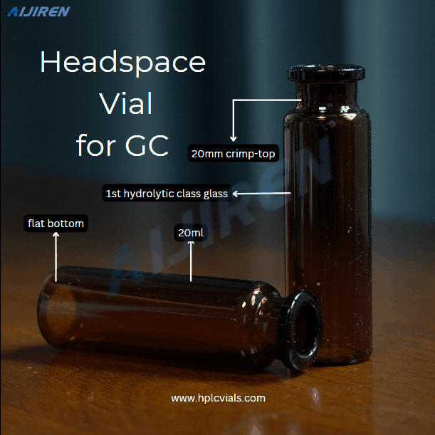 20mm 20ml Crimp Top Flat Bottom Headspace Vial