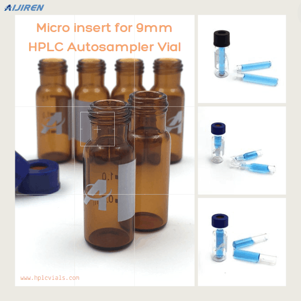 Micro Insert for 9mm 2ml Short Tread HPLC Autosampler Vial