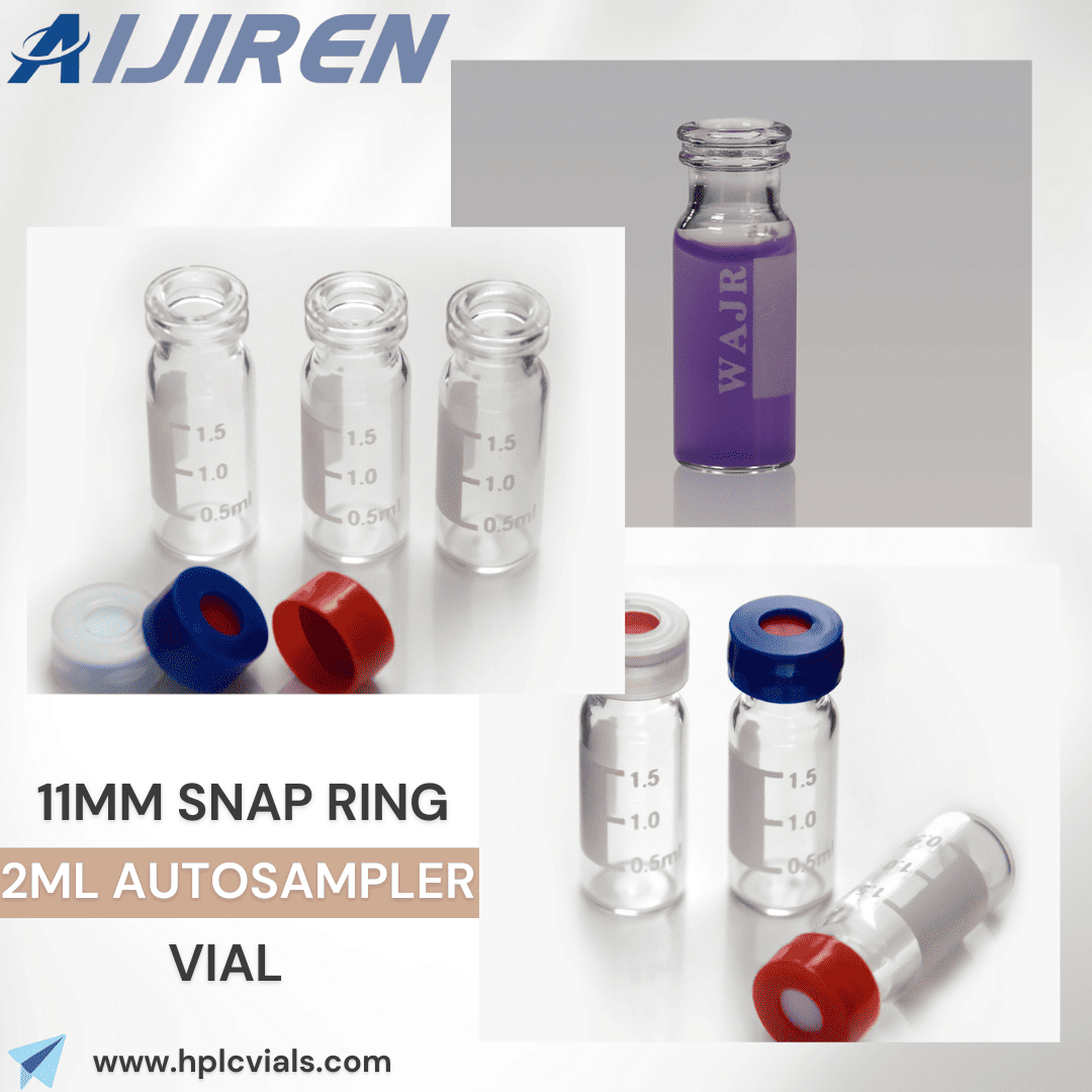 China 11mm Snap Ring 2ml Autosampler Vial Supplier