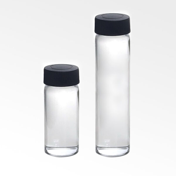30mL Water Sample Cell with Cap, Clear, 25×95mm, Flat Bottom