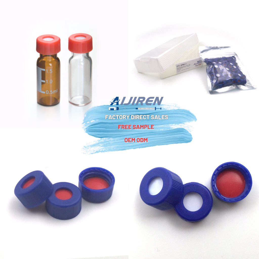Modular 9mm PP caps and septa: customizable seals for autosampler vials
