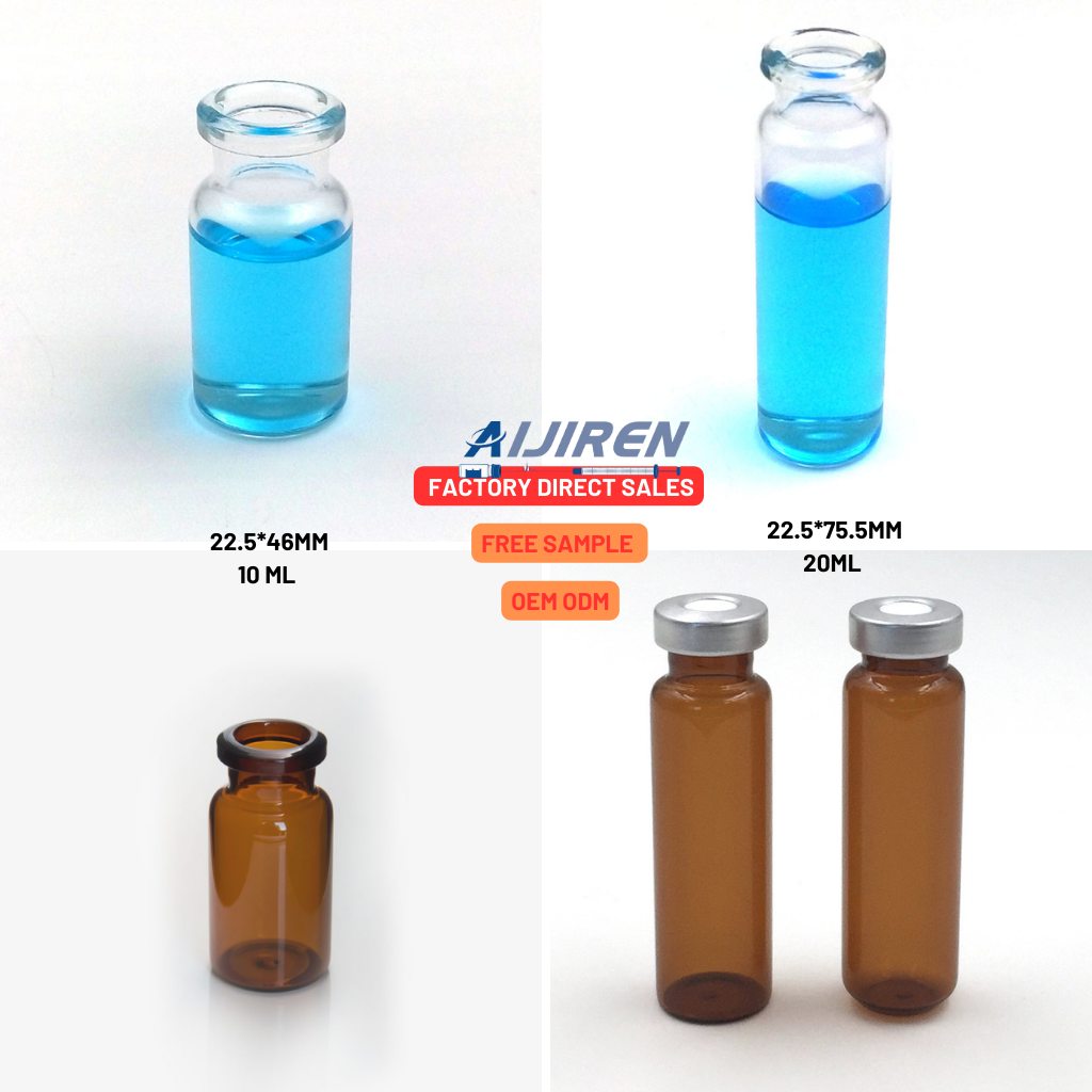 AIJIREN Crimp Cap Headspace Vials Overview – 6–20mL Flat & Round Bottom
